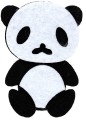 Ozdoba filcowa Titanum Craft-Fun Series Pandy (PJ-121)