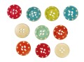 Guziki Titanum Craft-Fun Series plastikowe okrągłe 20mm mix 12 szt