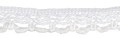 Wstążka Titanum Craft-Fun Series Koronka 12x3 [mm x m] biała (24BR0201)