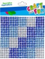 Kryształki Craft With Fun Samoprzylepne Niebieskie niebieskie (501430)