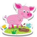 Puzzle Trefl puzzle baby classic Bobaskowe zwierzątka (36127)