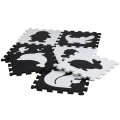 Mata dla malucha Lean Puzzle Mata Kontrastowa Edukacyjna Pianka EVA Czarno-Białe 19 ele. (17481)