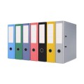Segregator dźwigniowy Basic z szyną A4 75mm czarny (21024221-05)