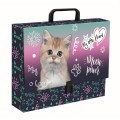 Teczka kartonowa na zatrzask My Little Friend Kitty Party A4 mix Unipap