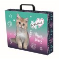 Teczka kartonowa na zatrzask My Little Friend Kitty Party A4 mix Unipap