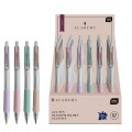 Długopis żelowy Interdruk PASTEL ACADEMY automatyczny SILKY z gripem niebieski 0,7mm (żelowy)