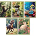 Zeszyt Animals A5 16k. 70g gładki Herlitz (400196854)