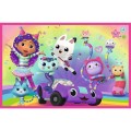 Puzzle Zabawy z Gabby 2x24 el. Trefl (34433)