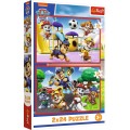 Puzzle Paw Patrol Psi dzień zabaw 2x24 el. Trefl (34433)