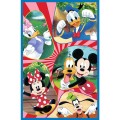 Puzzle Myszka Miki Ekipa Myszki Miki 3x80 el. Trefl (34887)