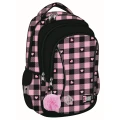 Plecak PINK CHECKEREDR 3-KOMORY St.Right (BP-26)