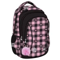 Plecak PINK CHECKEREDR 3-KOMORY St.Right (BP-26)