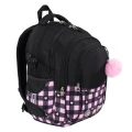 Plecak PINK CHECKERED 4-KOMORY St.Right (BP-01)