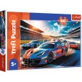Puzzle Szybka wyścigówka 100 el. Trefl (17403)