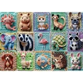 Puzzle Premium Plus Szydełkowe zwierzątka 1000 el. Trefl (12093)
