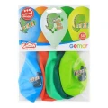 Balon gumowy Premium Hel Lets Dino  Party 13 cali/5 szt. mix 13cal Godan (GS120/854)