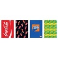Teczka kartonowa na gumkę COCA COLA MAT+UV A4 mix Interdruk