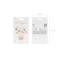 Dekoracja do muffinek - Bocian, 11-12 cm (1 op. / 7 szt.) Partydeco (KPM30)