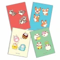 Zeszyt PP Kawaii A4 32k. 80g linia kolor Narcissus