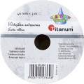Wstążka Craft-Fun Series satynowa karbowana 40x3 [mm x m] fioletowa Titanum (BJ25091148-1)