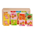 Gra logiczna domino drewniane Smily Play (SPW83591)
