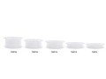Tasiemka szyfonowa Partydeco 25 mm x 25 m biała (TSZ25-008)