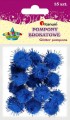 Pompony Titanum Craft-Fun Series brokatowe chabrowy 15 szt (338548)