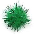 Pompony Titanum Craft-Fun Series brokatowe zielone 15 szt (338536)