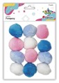 Pompony Titanum Craft-Fun Series akrylowe mix 12 szt (20TH1020-7)