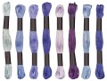 Mulina Titanum Craft-Fun Series tonacja fioletowa 8 kol. (21DT0514-3)