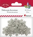 Ozdoba drewniana Titanum Craft-Fun Series Śnieżynki (WDC855)