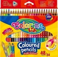 Kredki ołówkowe Patio Colorino dwustronne 48 kol. (51705)