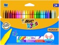 Kredki świecowe Bic Kids Plastidecor 24 kol 24 kol. (829772)