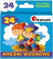 Kredki woskowe Titanum 24 kolory