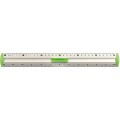 Linijka aluminiowa Tetis 30cm (BL040-ZC)