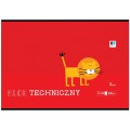 Blok techniczny Interdruk B&amp;B KIDS A4 białe 240g 10k (BLTBB)