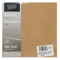 Koperta Galeria Papieru kraft ciemnobeżowy - beżowy [mm:] 160x160 (280322) 10 sztuk