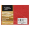 Koperta Galeria Papieru pearl czerwona p B7 - perłowy czerwony (280517) 10 sztuk