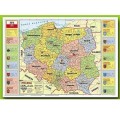 Podkład na biurko Derform Polska mapa - mix [mm:] 340x500 (POPA)