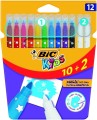 Flamaster Bic Kids Colour &amp; Erase 12 kol. (920295)