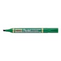 Marker permanentny Pentel, zielony 1,2-4,5mm ścięta końcówka