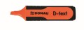 Zakreślacz Donau D-Text, pomarańczowy 1,0-5,0mm (7358001PL-12)
