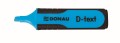 Zakreślacz Donau D-Text niebieski (7358001PL-10)
