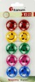 Magnes Titanum smiley okrągły - mix śr. 29mm (T-025051) 10 sztuk