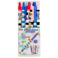 Długopisy automatyczne Dots&amp;Stripes ABP46471 M&amp;G 0,5 mm niebieski wkład