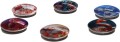 Magnes Fun&amp;Joy FLAMINGI okrągły - mix śr. 30mm 6 sztuk