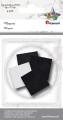 Magnes Titanum Craft-Fun Series kwadraty samoprzylepne - czarne [mm:] 25,4x25,4 4 sztuk