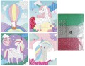 Mozaika Fun&amp;Joy Glitter Unicorn 4 wzory: jednorożce. (FJSR2201)