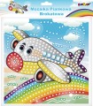 Mozaika Fun&amp;Joy Glitter SAMOLOT (FJSR2202)