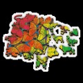 Puzzle przestrzenne Trefl drewniane Tęczowe motyle (20159)